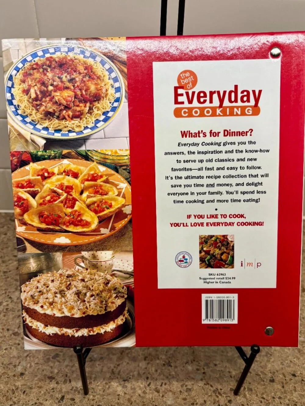 The Best of Everyday Cooking 3-Ring Binder Cookbook - Hardcover Book